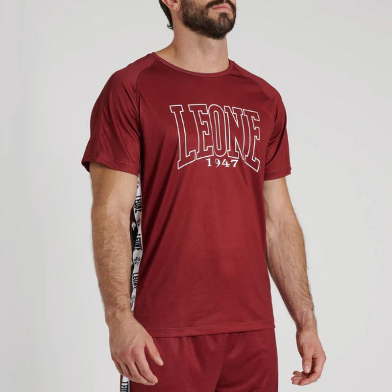 Leone Iconic performance Tshirt- bordeaux